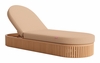 Sakina Chaise Lounge in Brown