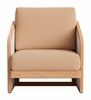 Sakina Lounge Chair in Brown