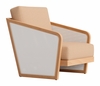 Sakina Lounge Chair in Brown