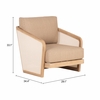 Sakina Lounge Chair in Brown