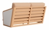 Sakina Sofa in Brown