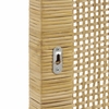 Sandy Wall Mounted Wood and Rattan Full Size Headboard in Natural Rattan