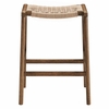 Saoirse Woven Rope Wood Counter Stool Set of 2