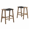 Saoirse Woven Rope Wood Counter Stool Set of 2