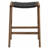 Saoirse Woven Rope Wood Counter Stool Set of 2