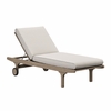Saratoga Outdoor Patio Teak Chaise Lounge Chair