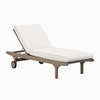 Saratoga Outdoor Patio Teak Chaise Lounge Chair