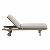 Saratoga Outdoor Patio Teak Chaise Lounge Chair