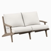 Saratoga Outdoor Patio Teak Wood Loveseat