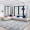 Saunter Tufted Fabric 4-Piece Sectional Sofa in Beige