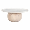 Savona Coffee Table in White & Natural