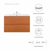 Scenic 36" Wall-Mount Bathroom Vanity