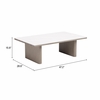 Seaborn Coffee Table in White