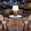 Seina Solar Table Lamp in Natural