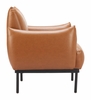 Sekil Accent Chair in Brown