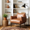 Sekil Accent Chair in Brown