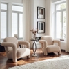 Selenya Accent Chair in Beige