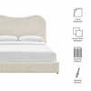 Seluna Boucle Queen Platform Bed