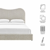 Seluna Boucle Queen Platform Bed