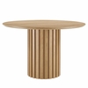 Senja 47" Round Dining Table in Oak
