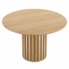 Senja 47" Round Dining Table in Oak