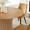 Senja 47" Round Dining Table in Oak