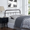 Serena King Steel Headboard in Brown