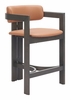 Shaili Counter Stool in Brown