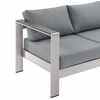 Shore Outdoor Patio Aluminum Sofa