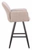 Sieve Swivel Barstool in Beige