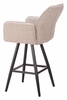 Sieve Swivel Barstool in Beige