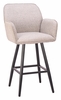 Sieve Swivel Barstool in Beige