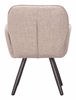 Sieve Swivel Dining Chair Set of 2 in Beige