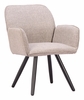 Sieve Swivel Dining Chair Set of 2 in Beige