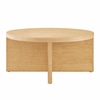 Silas Round Wood Coffee Table