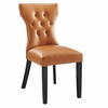 Silhouette Dining Vinyl Side Chair in Tan