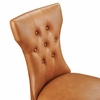 Silhouette Dining Vinyl Side Chair in Tan