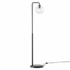 Silo Glass Globe Glass and Metal Floor Lamp