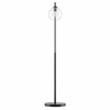 Silo Glass Globe Glass and Metal Floor Lamp