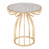 Silo Side Table in Gold