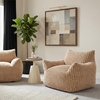 Sira Side Table in Natural & Ivory