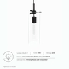Skylark Pendant Light in Clear Black