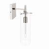 Skylark Wall Sconce in Clear Polished Nickel