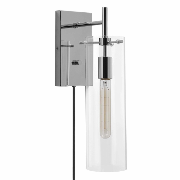 Skylark Wall Sconce-MID-5650 in Clear Polished Nickel