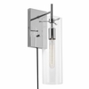 Skylark Wall Sconce-MID-5650 in Clear Polished Nickel
