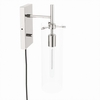 Skylark Wall Sconce-MID-5650 in Clear Polished Nickel