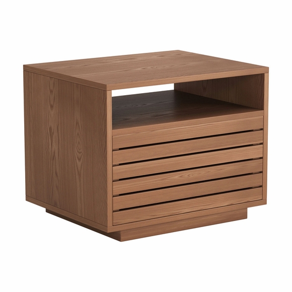 Slit Nightstand in Walnut