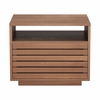 Slit Nightstand in Walnut