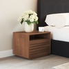 Slit Nightstand in Walnut