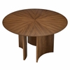 Sloane 54 Inch Round Dining Table in Walnut